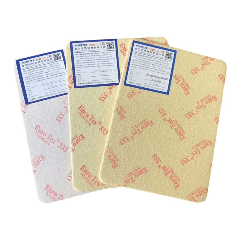 texon insole paper board for shoe making materials