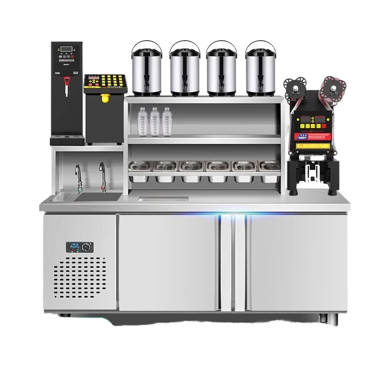 Stainless Steel Milk Tea Machine for Tea Beverage Shops and Restaurants Essential Equipment for Tea Shops