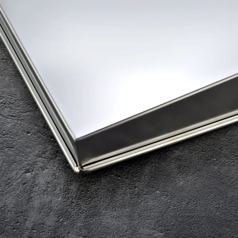 Commercial rectangular fried chicken string brush oil control tray stainless steel oil drain tray oil leakage tray