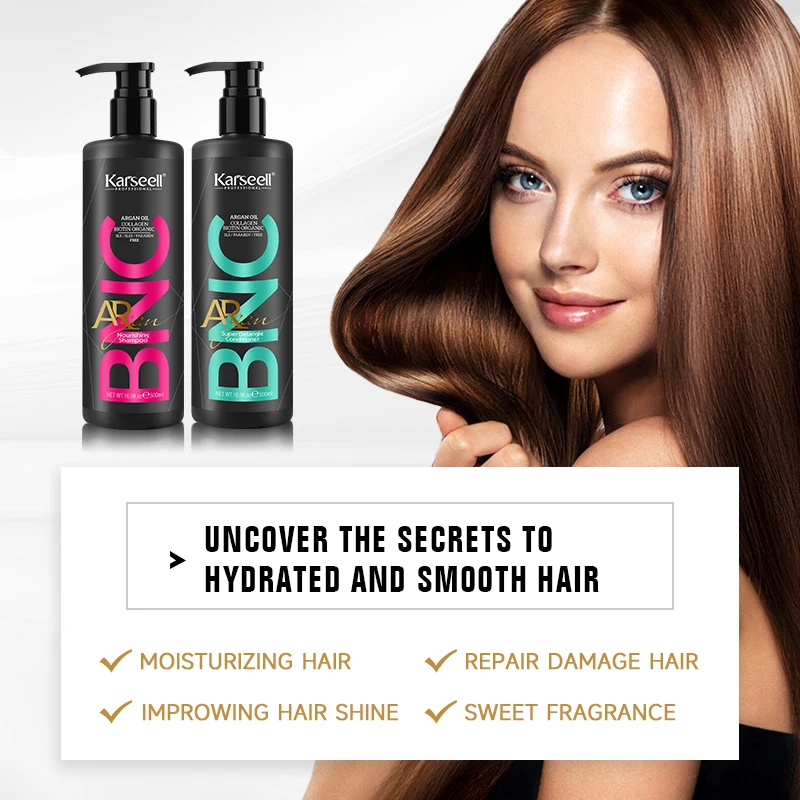 Kaseell OEM vegan collagen sulfate free hair shampoo smoothing treatment mask cream made in korea organic beauty products