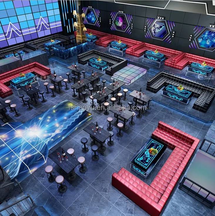 booth sofa good quality pu leather modern vip strip night club bar furniture lounge nail KTV bar furniture