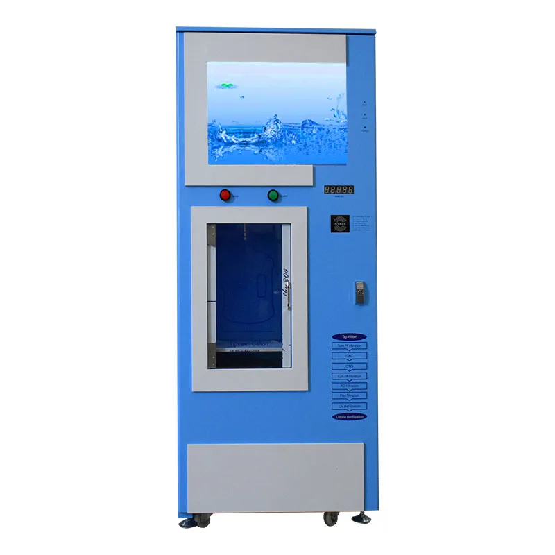 hot sell coin or card operation  ro water filter purification 400G 800G vending machine for sale pure water  on store