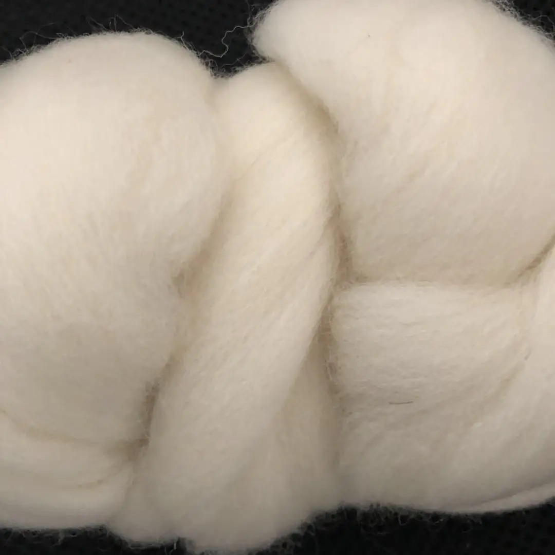 Толстая шерстяная пряжа, мягкость 66s, шерстяной верх для игольчатого войлока