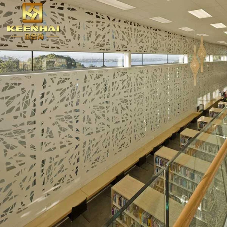 Facades Panel Hotel Restaurant Decoration Project Aluminium Interior Decorative Laser Cut Wall Facade Panels