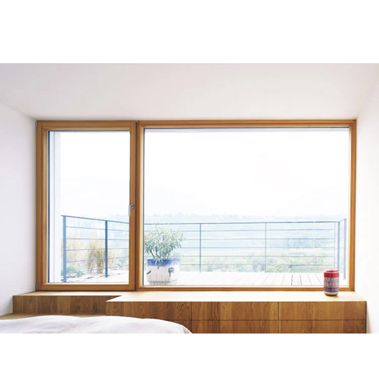 Excellent Quality Wood Aluminum Passive House Windows And Doors For Home Residential Clad Wood Window