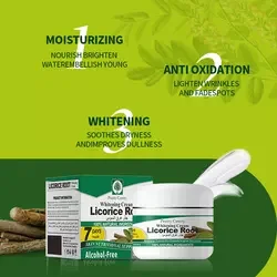 Licorice Root Day Night Face Cream Anti-aging Bleaching Whitening Cream Moisturizing Anti-wrinkle SkinCare Essence 100ml