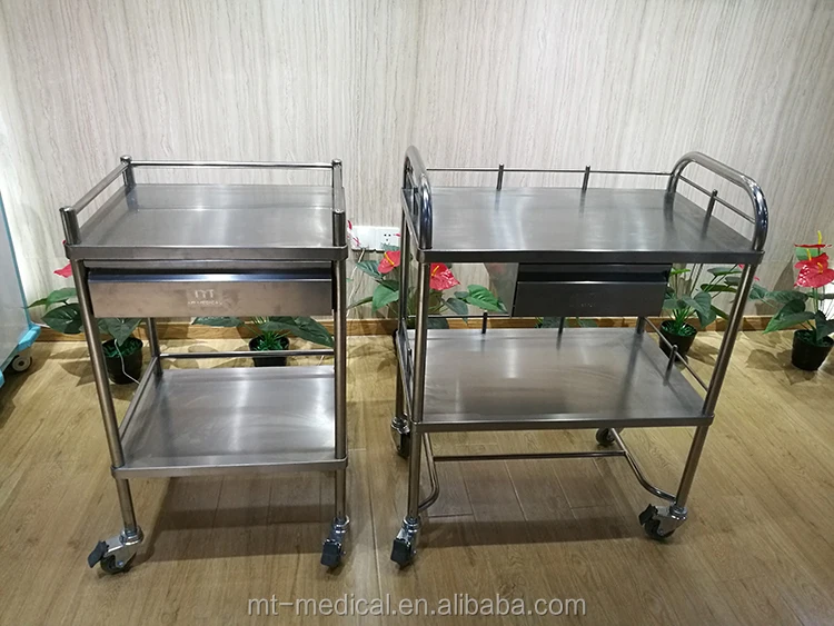 Assemble Stainless Steel Medical Dressing Trolley Price