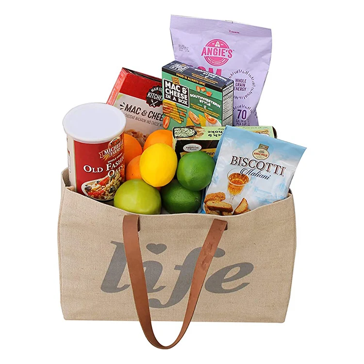 Shopping Tote Bags Designer Jute Hemp Ruiding Hot Products Fashion Accept Customized Logo Customized Size,medium(30-50cm)