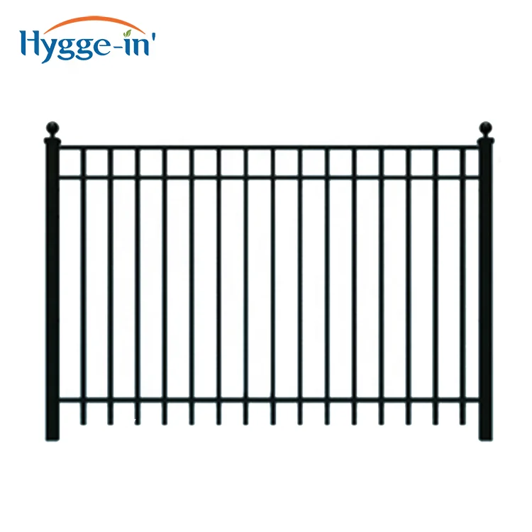 Decorative Low Price High Quality ISO9001 Cheap Wrought Iron Fence/Metal Steel Fence