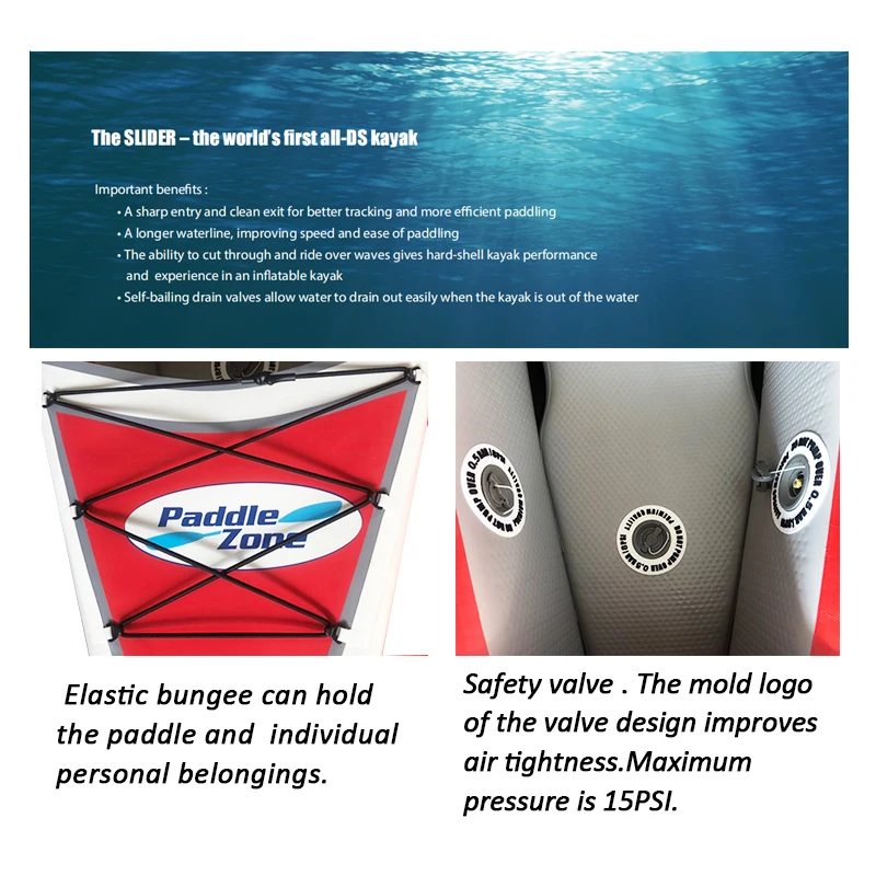 Zebec kxone 12 футов надувной каяк рыболовный одиночный складной 2 человек морской каяк с вышивкой лопатка С Лопатками