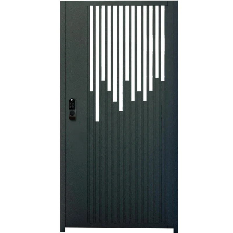 Modern latest main gate designs Aluminum Alloy fencing trellis gates Courtyard Customized Factory