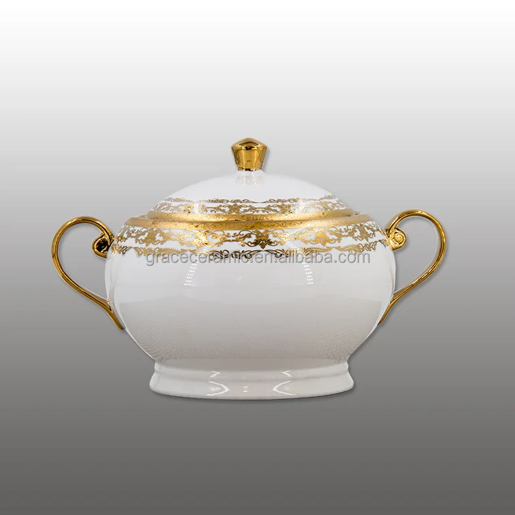 Лидер продаж позолоченный набор для ужина в индийском стиле из 101 102 шт. фарфоровые тарелки наборы посуды керамический обеденный