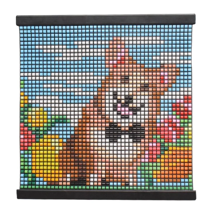 Hot sell dog pattern children diy mesh canvas no iron perler beads fusion 5mm fuse beads animal set