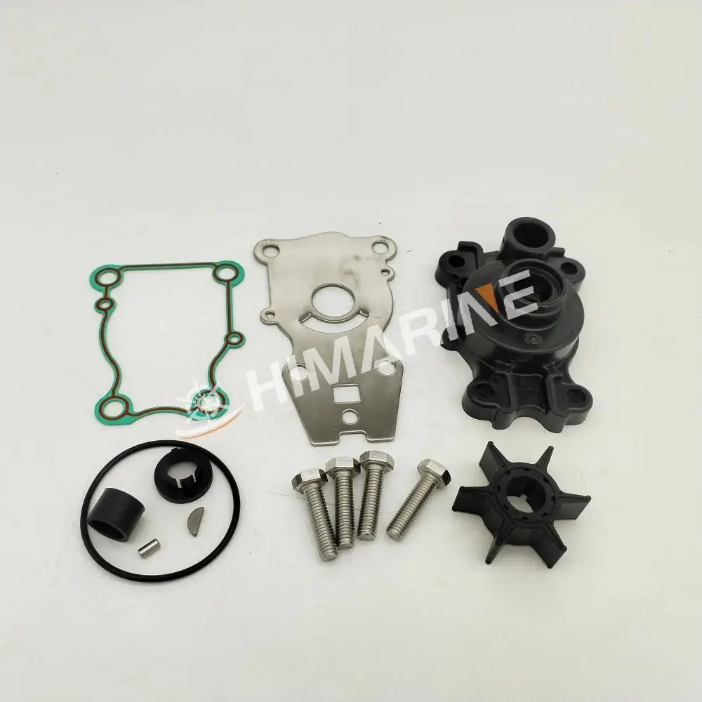 Outboard Spare Parts 66T-W0078-00 Water Pump Impeller Repair Kit For Yamaha Housing 25HP 30HP 40HP
