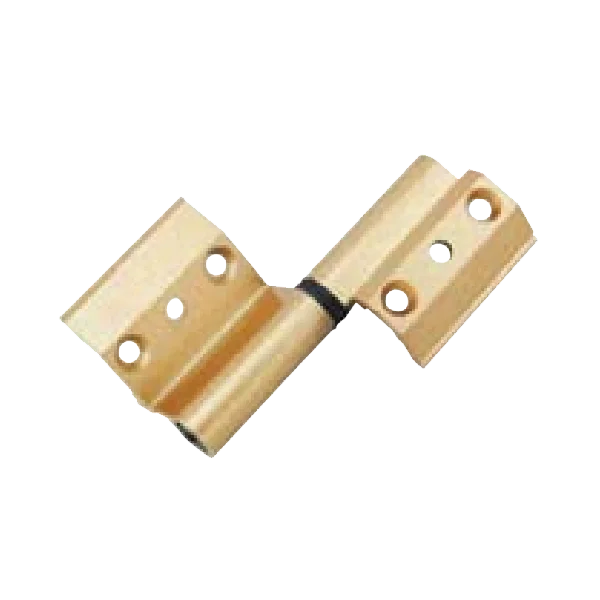 Lightweight & Strong Gold Aluminum Hinges for Doors and Windows