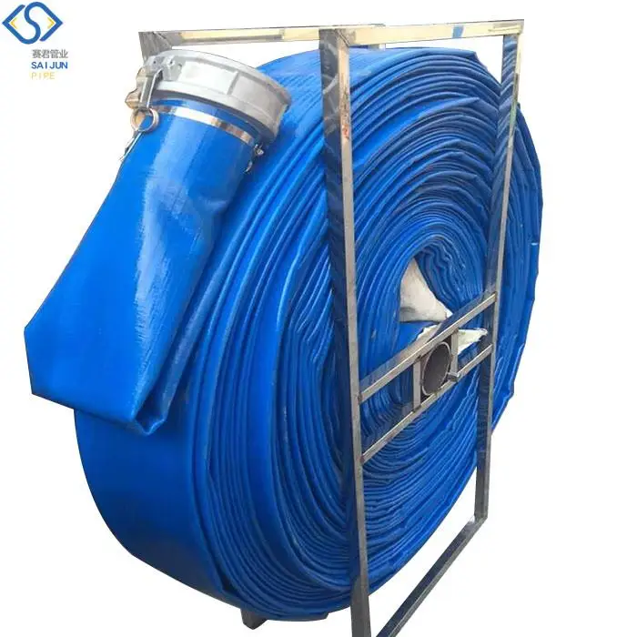 3-дюймовый водяной насос всасывающий шланг Труба катушка плоская