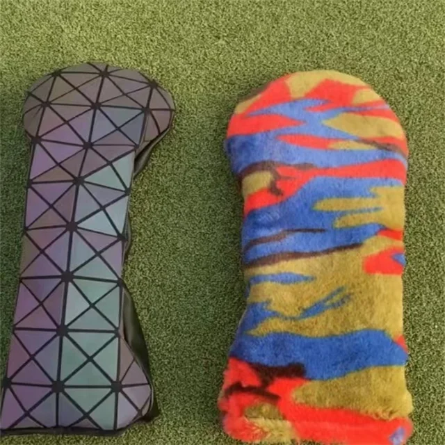 New Product Imitation rabbit hair fabric golf driver headcover custom logo
