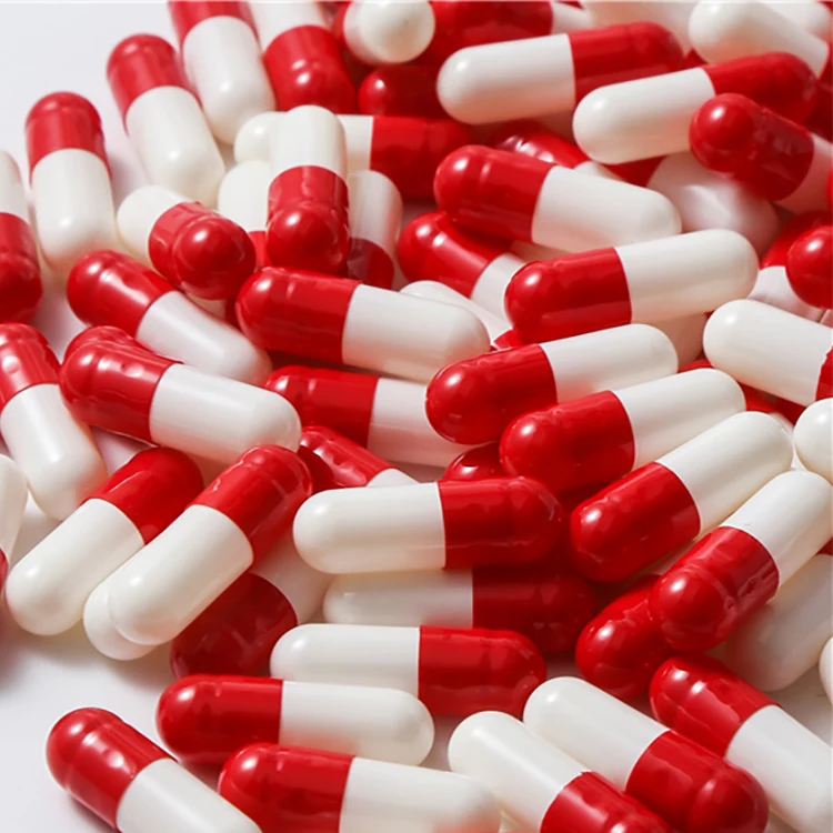 Acidproof delayed release white red gelatine empty capsules separated gelatine capsules size 1