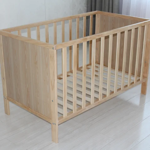 Natural classic Wood material  Baby crib