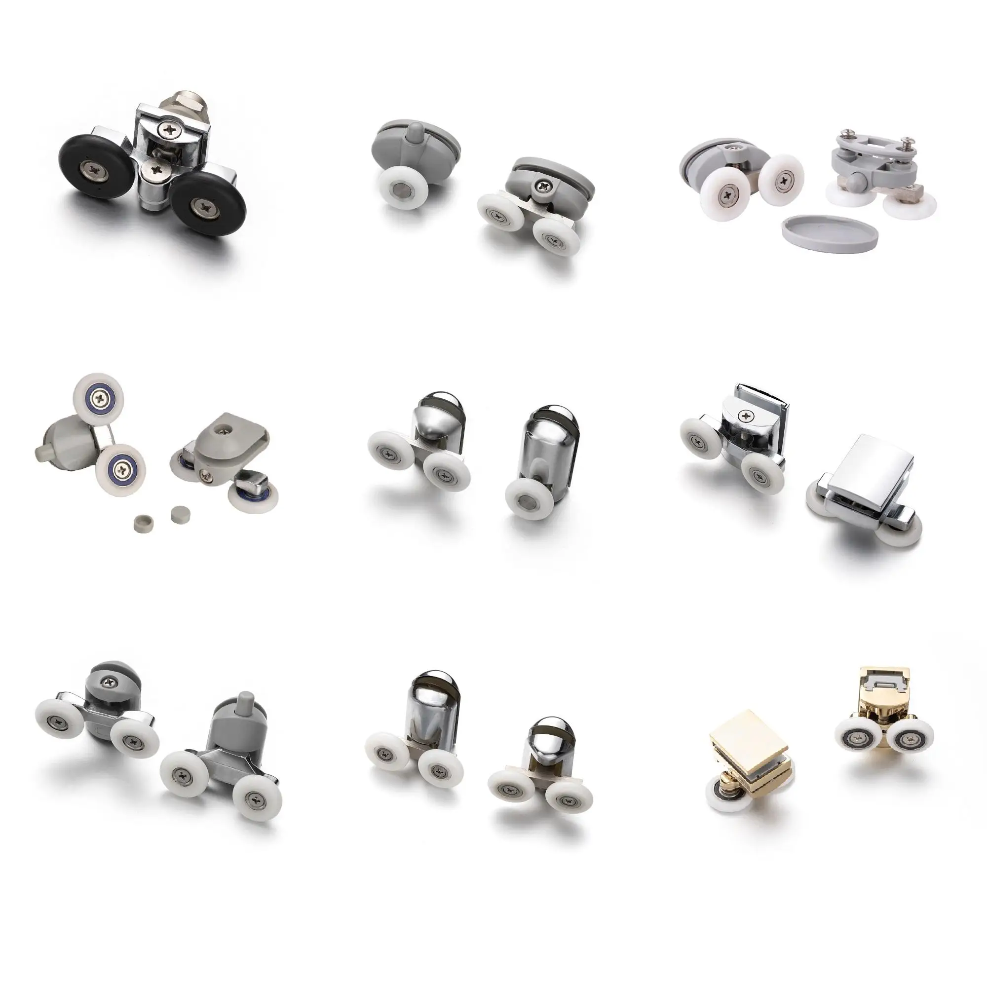 CE Professional Single Double Shower Room Cabin Door Sliding Glass Door Bathroom Part Bearing Wheel Runner Pulley