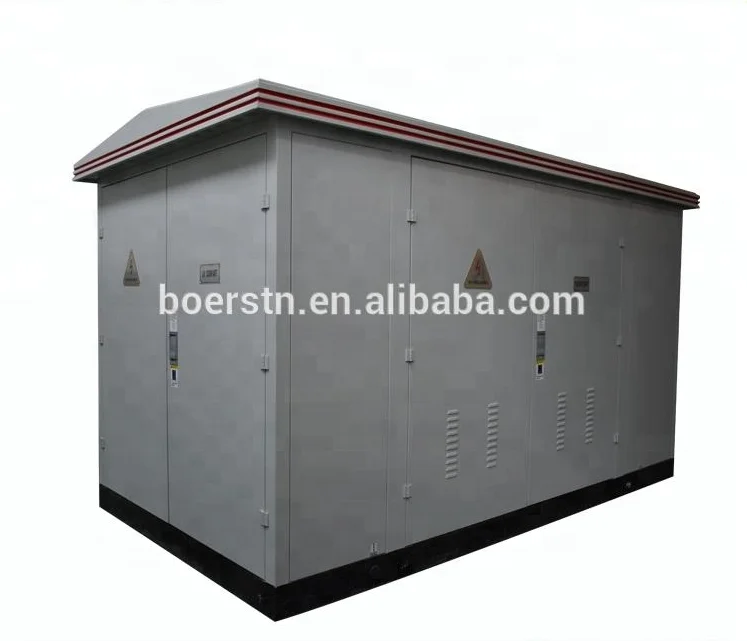 Outdoor 4 Wheels Box Type Electrical Mobile Transformer Substation