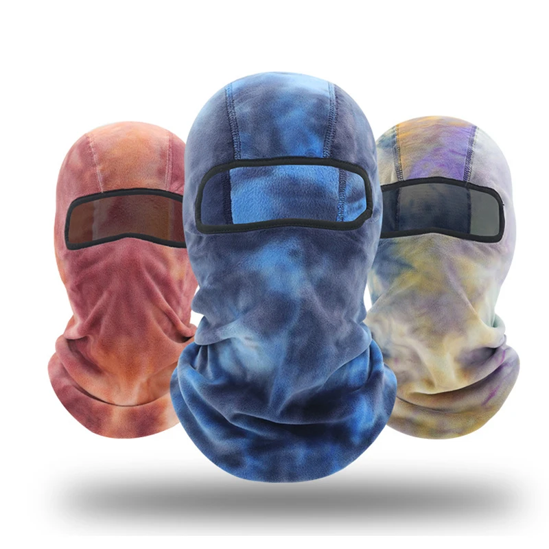 
New Tie Dye Balaclava Windproof Warm Keeping Winter Outdoor Sports Cycling Face Mask 