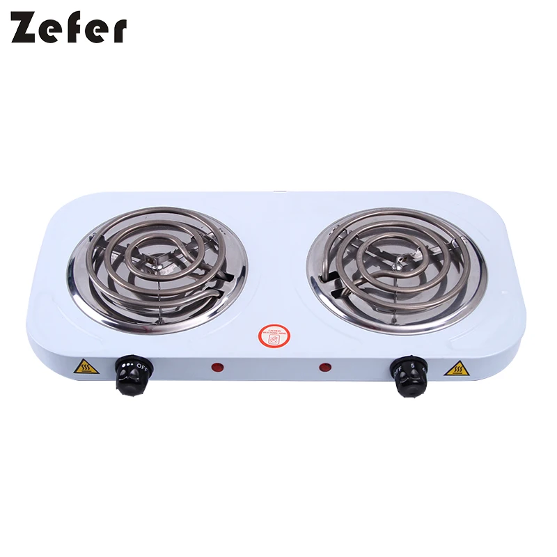 Electric Double Burners Hot Plate Countertop Buffet Cooker Stainless Steel Electric 2 Burner Stove Hot Plate