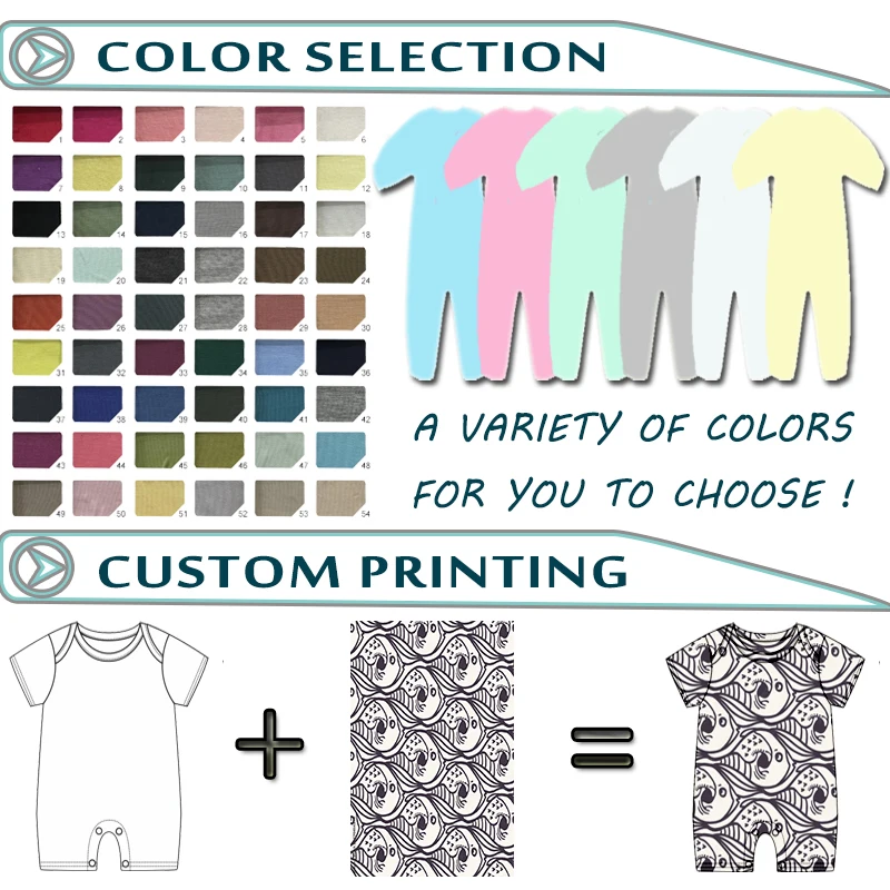 Pinuotu OEM Newborn Baby Cotton Romper Cute Summer Boy Girl Bodysuit Color Block Kids Clothes Toddler Lounge Onesie