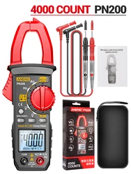 ANENG PN200 Digital Clamp Meter DC/AC 600A Current 4000 Counts Multimeter Ammeter Voltage Tester Car Hz Capacitance NCV Ohm Test