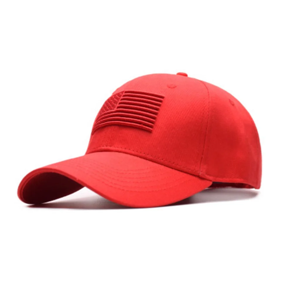 Fashion and leisure for men and women American Flag Embroidery usa flag baseball cap
