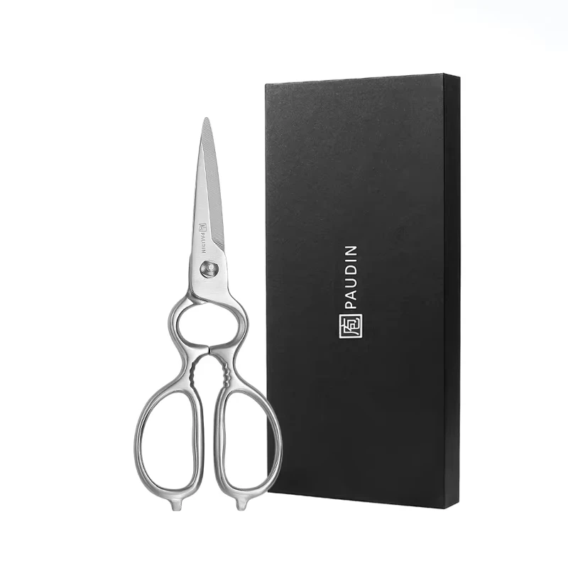 J3 7.5 Inch Multi-Purpose Kitchen Shears For Food  Non Slip Stainless Steel Sharp Cooking Scissors For Kitchen Shears
