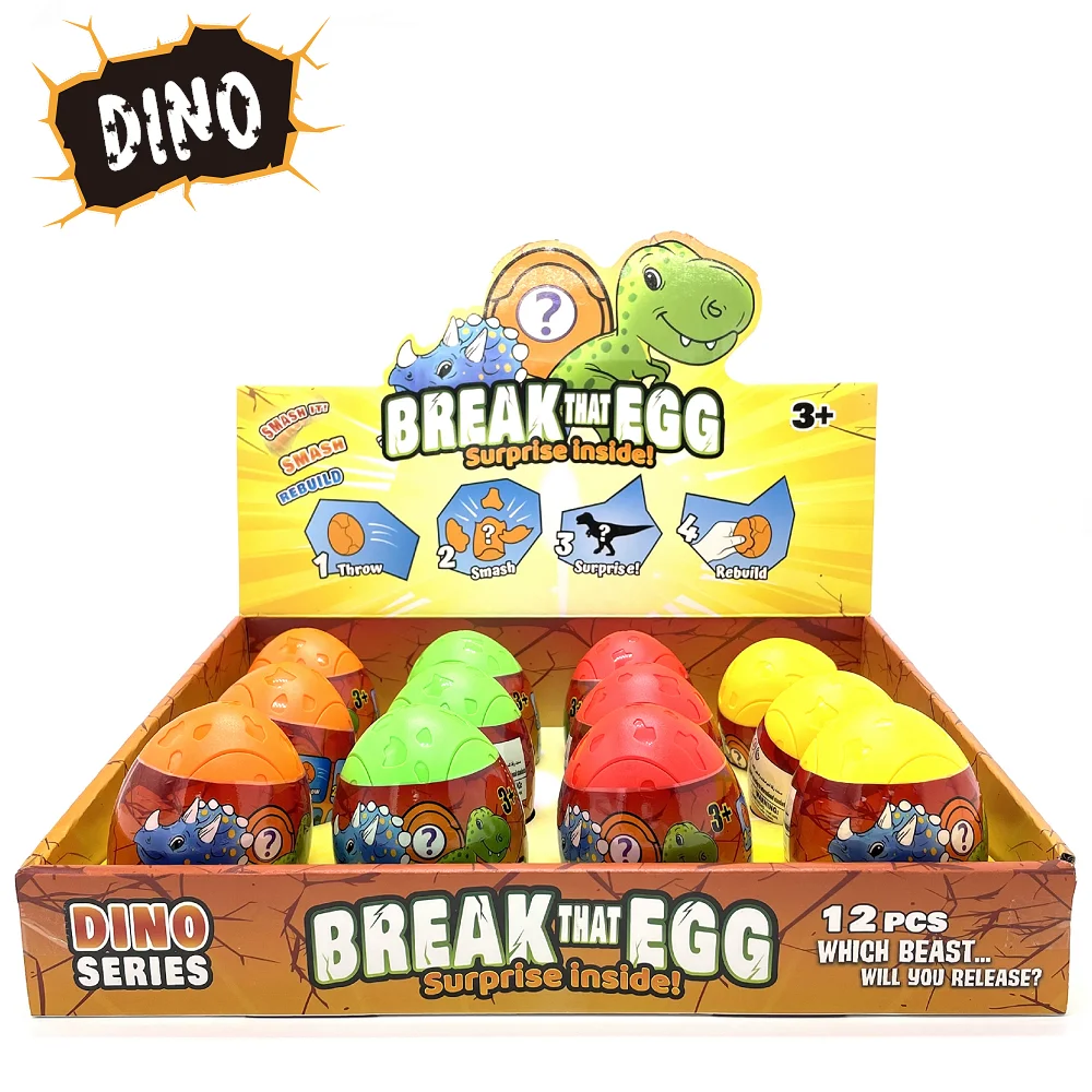 Surprise Egg Unicorn Toys for Girls, 12 Packs, Smash & Rebuild