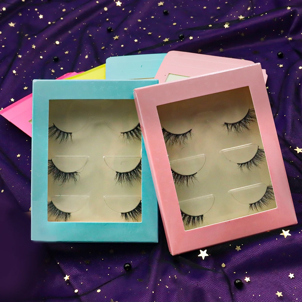 Clear Soft Band 25Mm Nature Short Lasheswholesale Vendor Eyelash Packaging 5D Mink Eyelashes Wholesale Half Synthetic Lashes