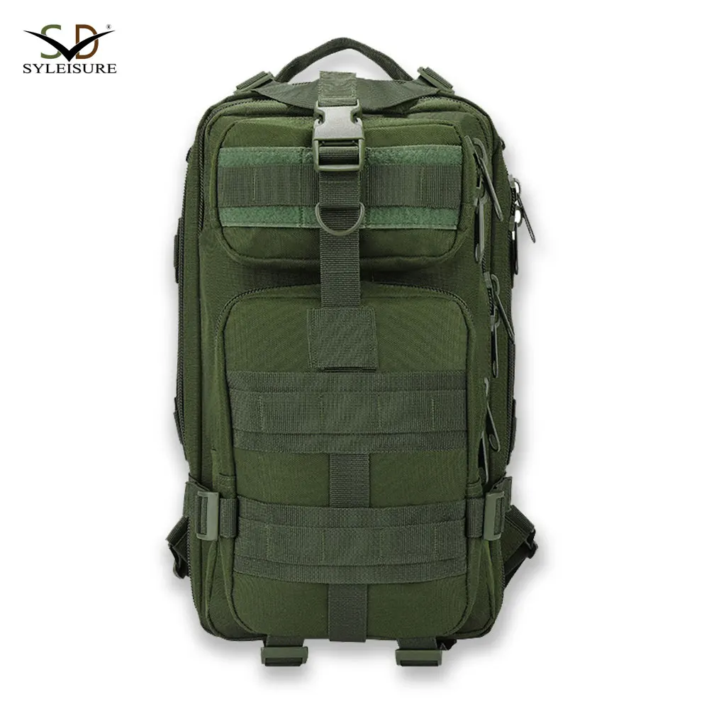 Mens Wholesale Custom Waterproof 35L MOLLE System Tactical Backpack 3P Bag Out Bag Assault Hiking Backpack