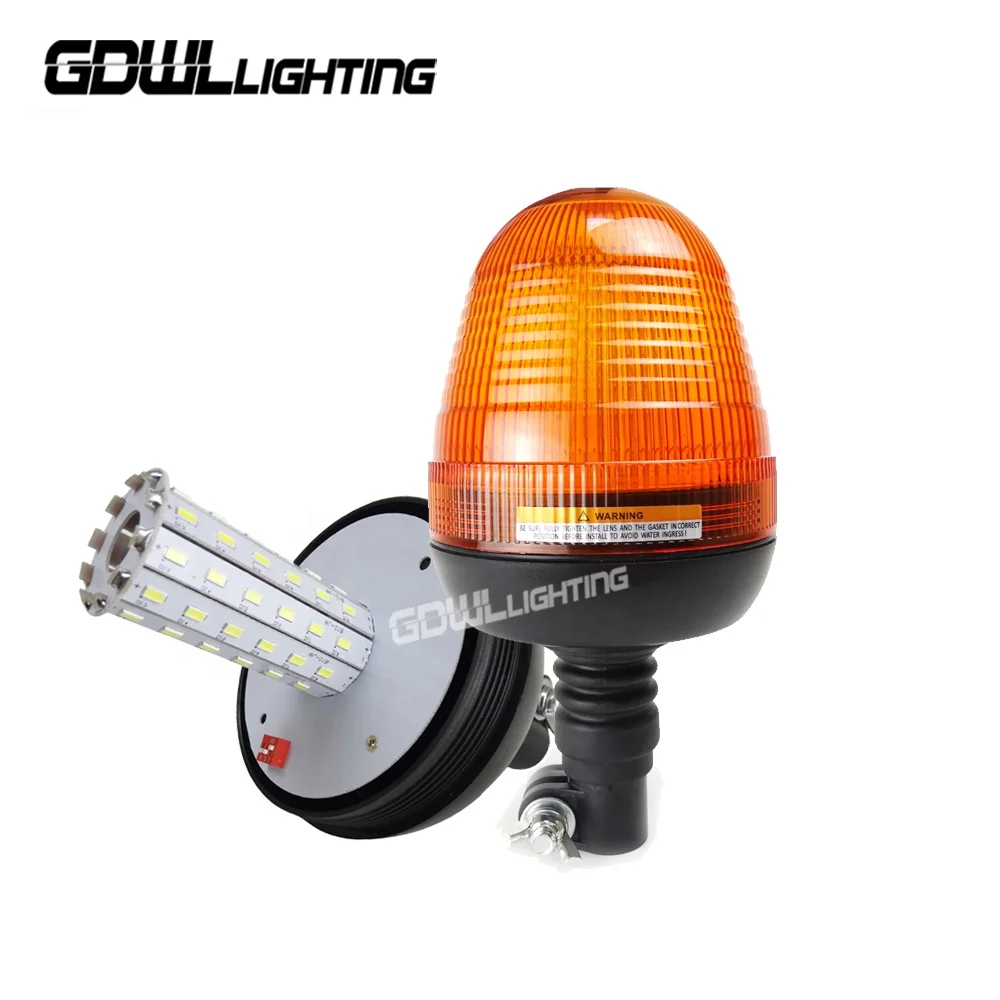 LED Emergency Warning Strobe Light Bar Led Flashing Amber Rotating Beacon