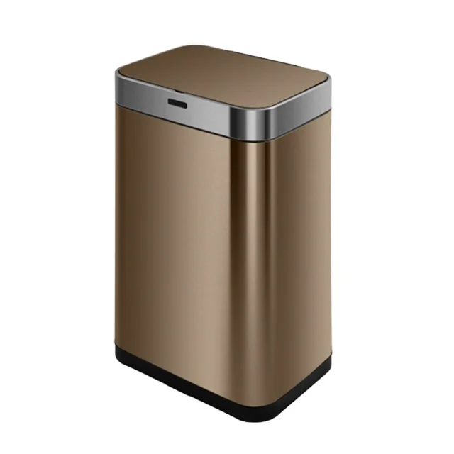 60L 2023 new Hot sell  Wholesale automatic big rectangle dustbin Kitchen trash bins sensor trash can