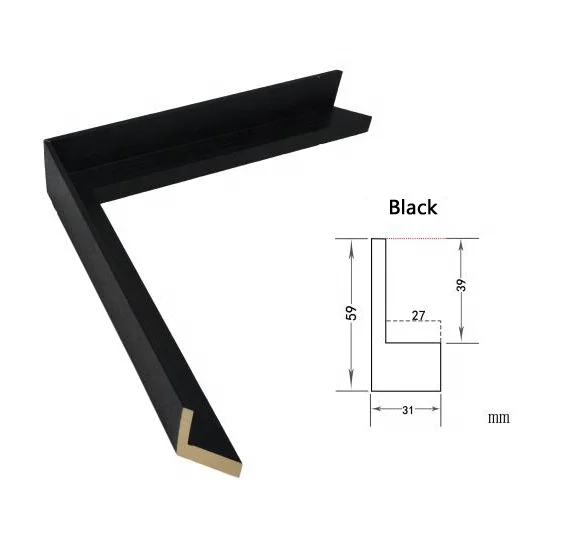 4 цвета, толщина 59 мм, деревянная, черная, белая, кофейная, твердая древесина, floater shadow box frame