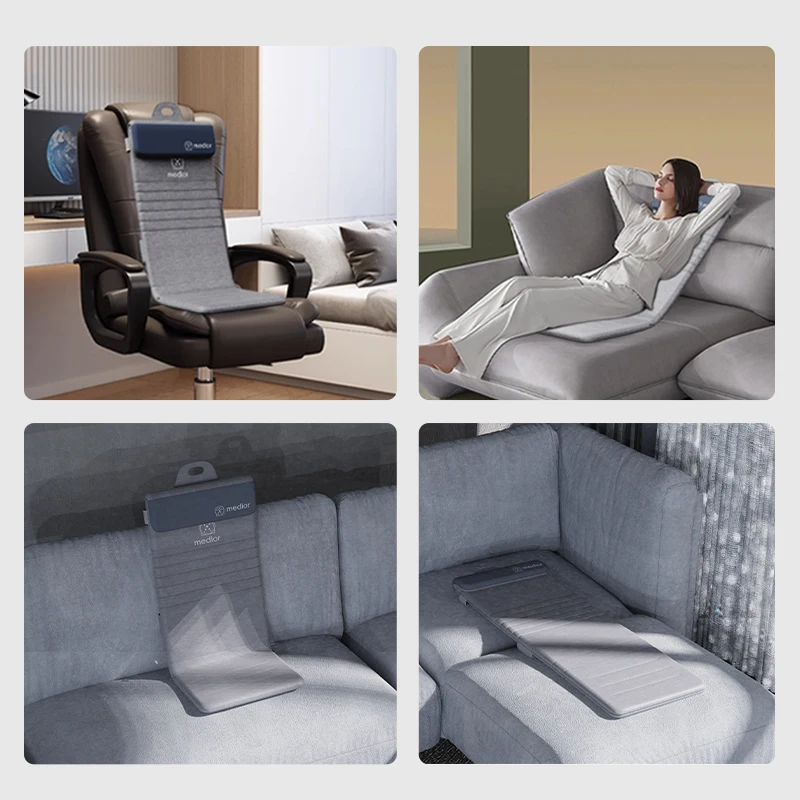 Full Body Massaging Cushion Neck Waist Massage Cushion With Heater size Small body that can be folded  Full body massage cushion