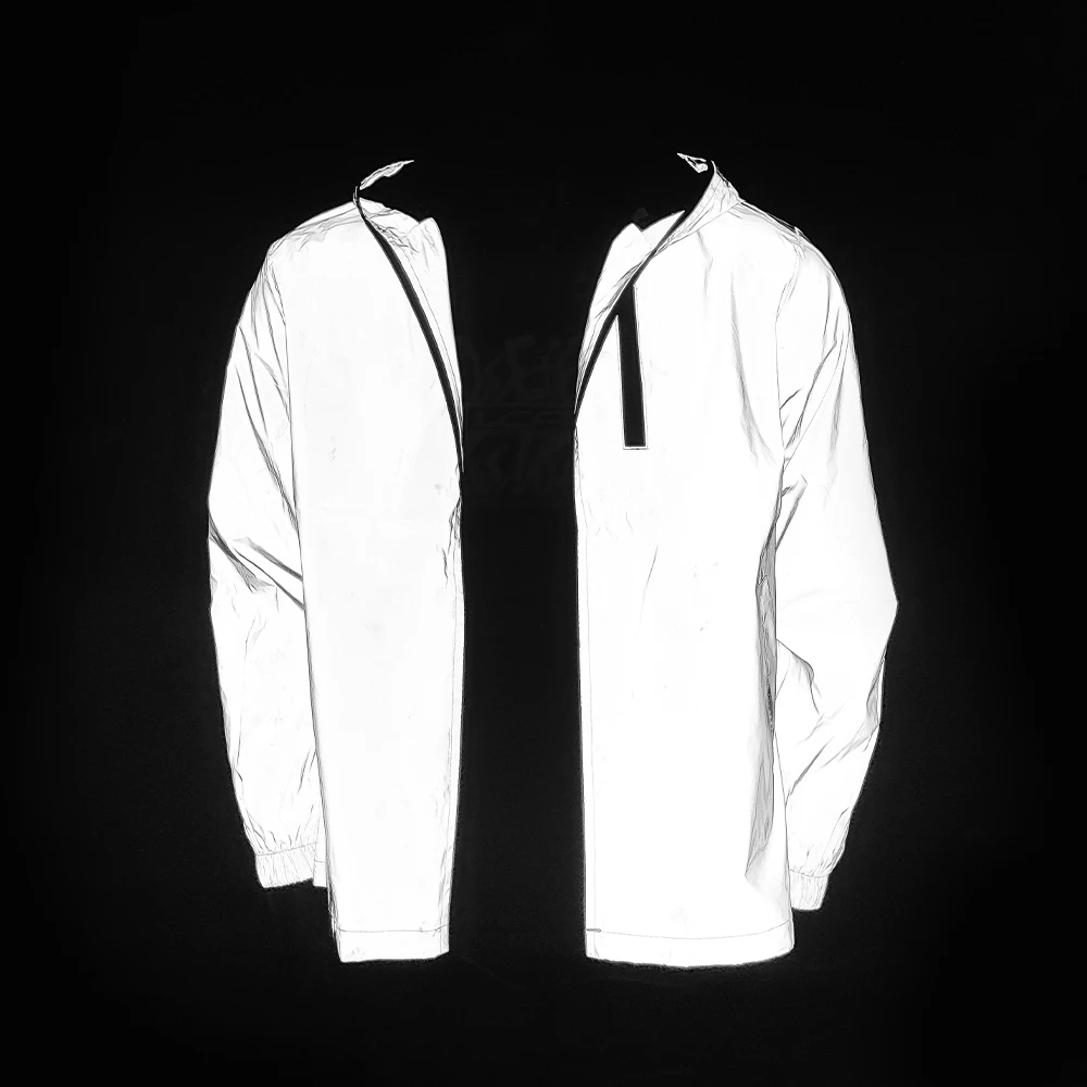 VCANFASHION, оптовая продажа, ветровка серебристого цвета на молнии, Новое поступление, мотоциклетная весенняя куртка на заказ