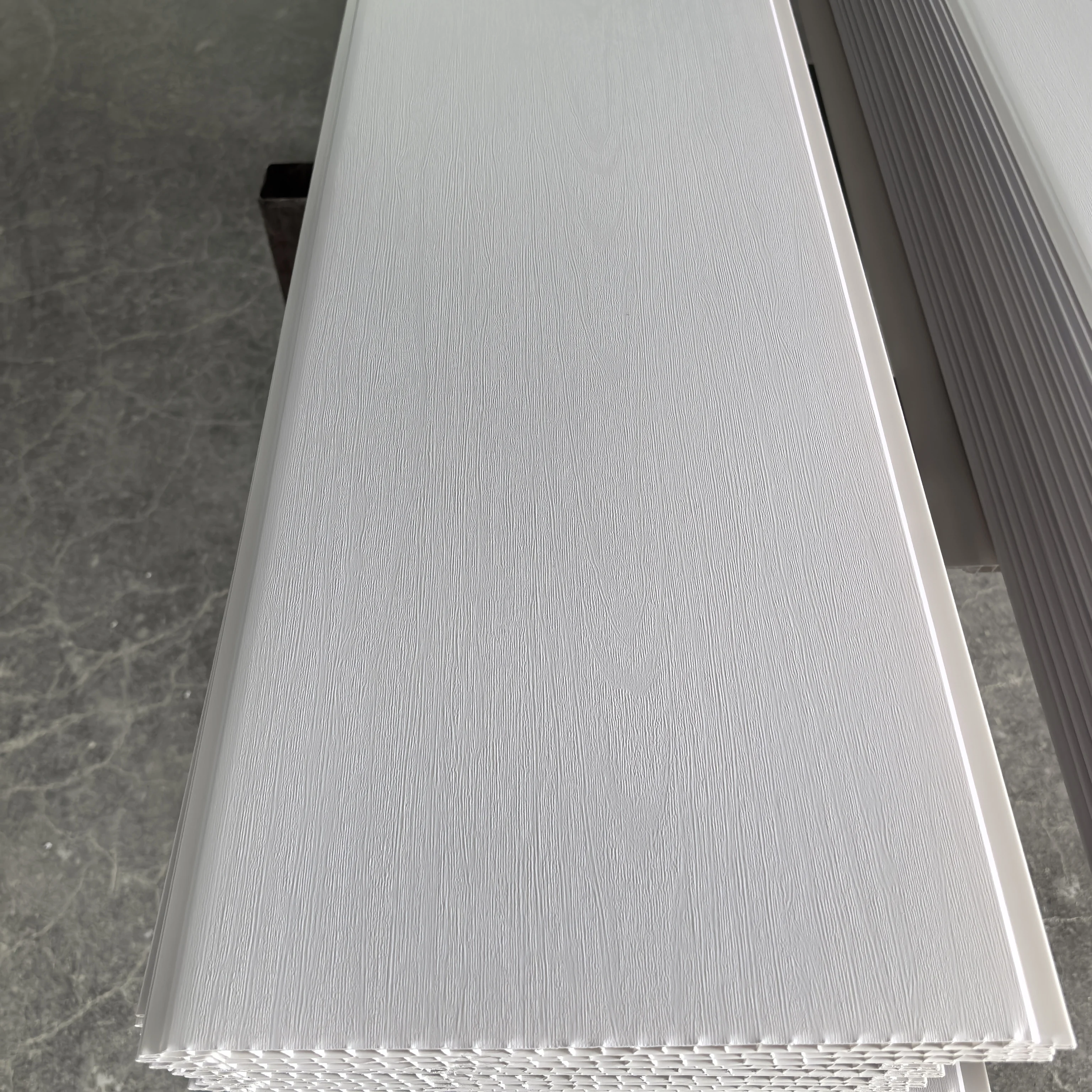 Roof Decorative Interior Cheap Black Marble Glossy PVC Panel Ceiling Design For Bedroom