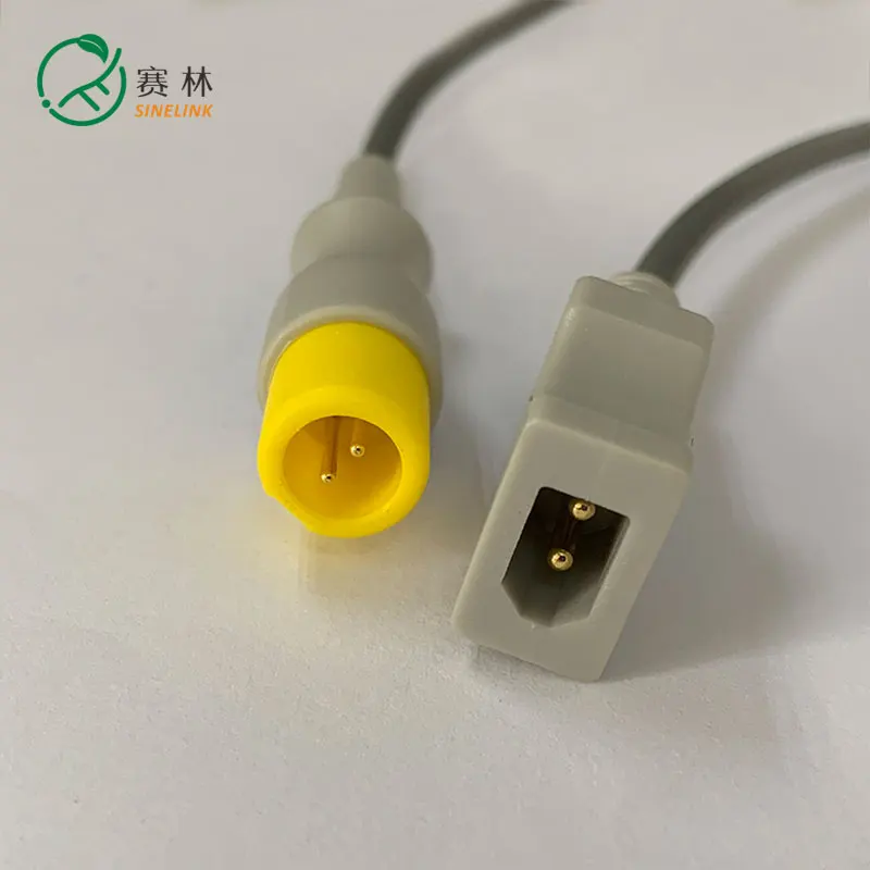 Rectangle 2 Pin Temperature Probe Extension Cable sensor adapter extension cable