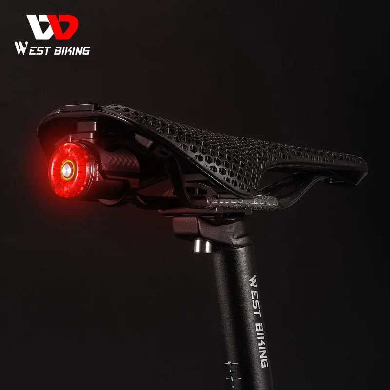 WEST BIKING Bicycle Saddle Mount Rear Lamp Stand Quick Release Bicycle Seat Cushion Tail Light Bracket Bike Saddle Lamp Stand