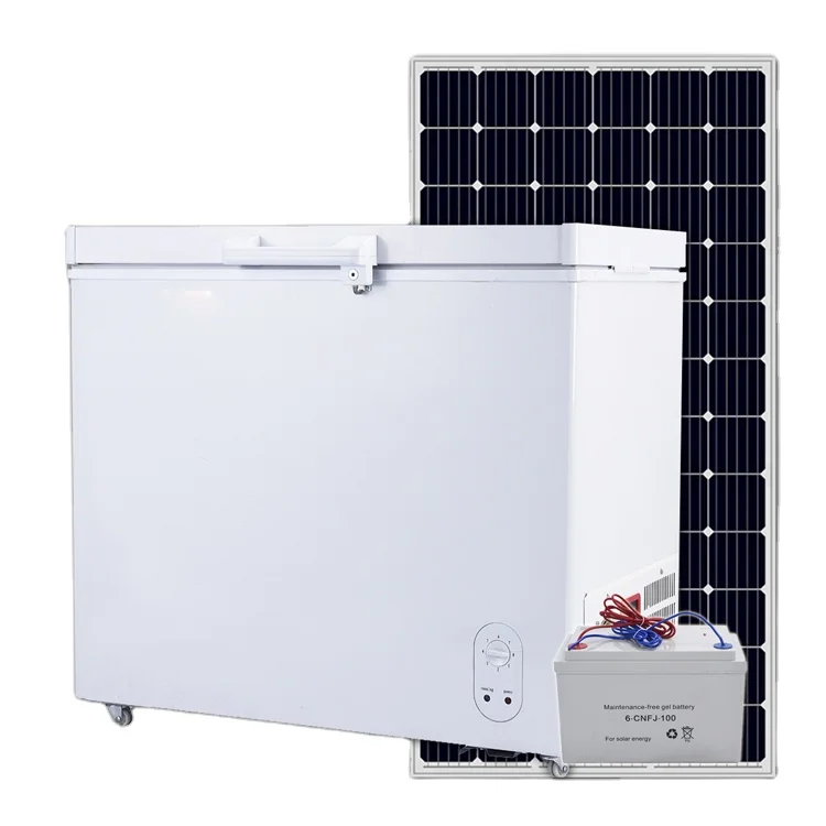12V DC компрессор 158 литров Высококачественная Солнечная морозильная камера