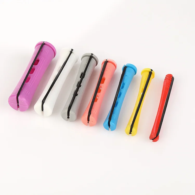 Factory Direct Eco-friendly Reusable Cold Wave Rods Hair Curling  Hair Roller Curlers Plastic Hair Rods