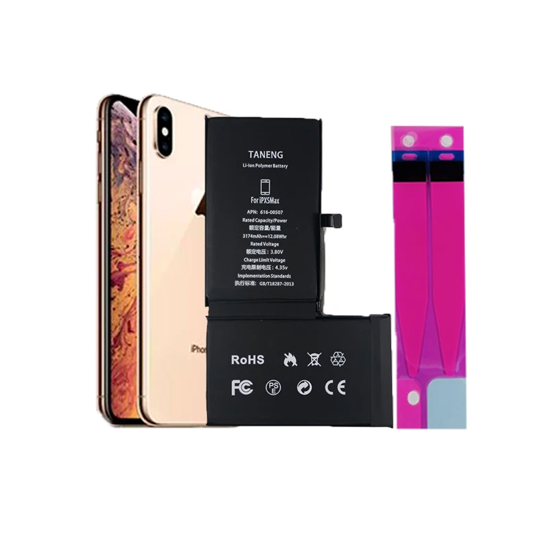 With battery sticker original 3174mAh Replacement battery for iphone XS Max akku