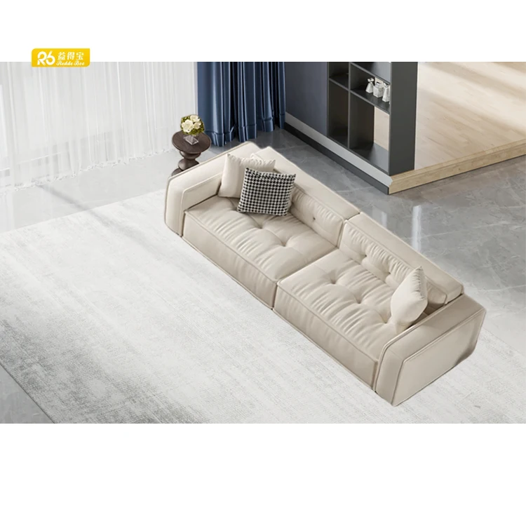 Modern High Density Sponge Compressed Sofa Set Fabric Vacuum Couch Box Packing Compressed Sofa Furniture From Sofa Factory