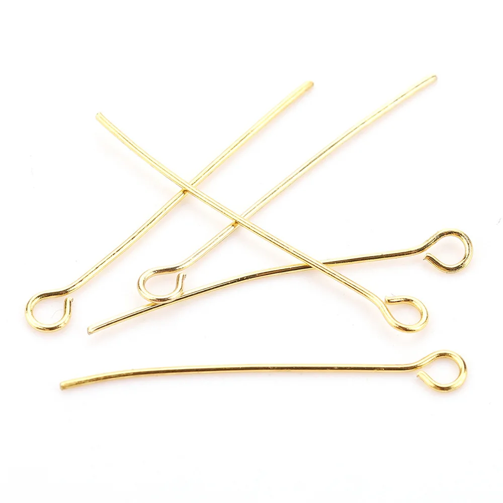 0.5-0.7mm stainless steel head eye pin for DIY handmade jewelry making