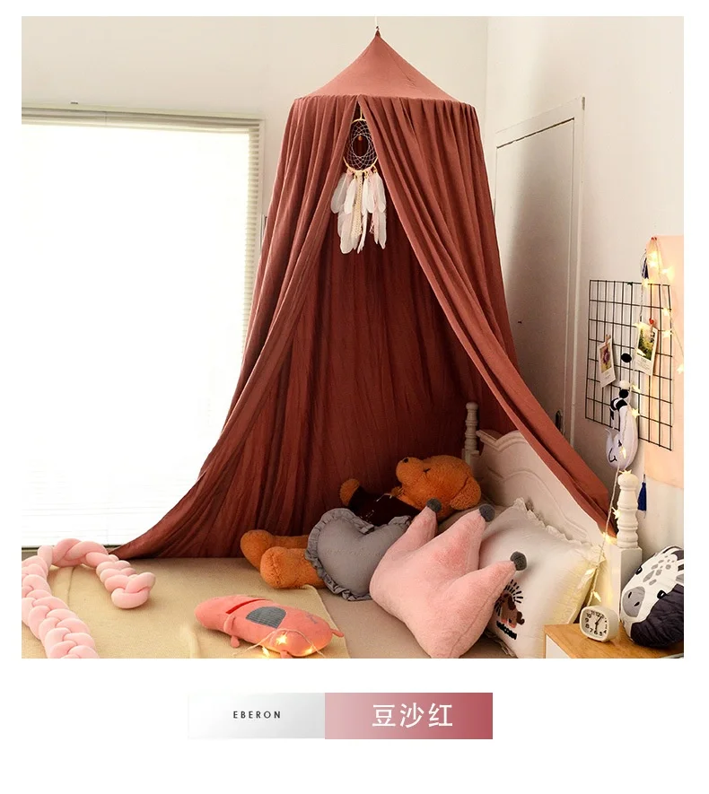  European Style Solid Hanging Fluorescent Stars Glow in Dark for Baby Kids Girls Dome Bed Canopy Double Mosquito