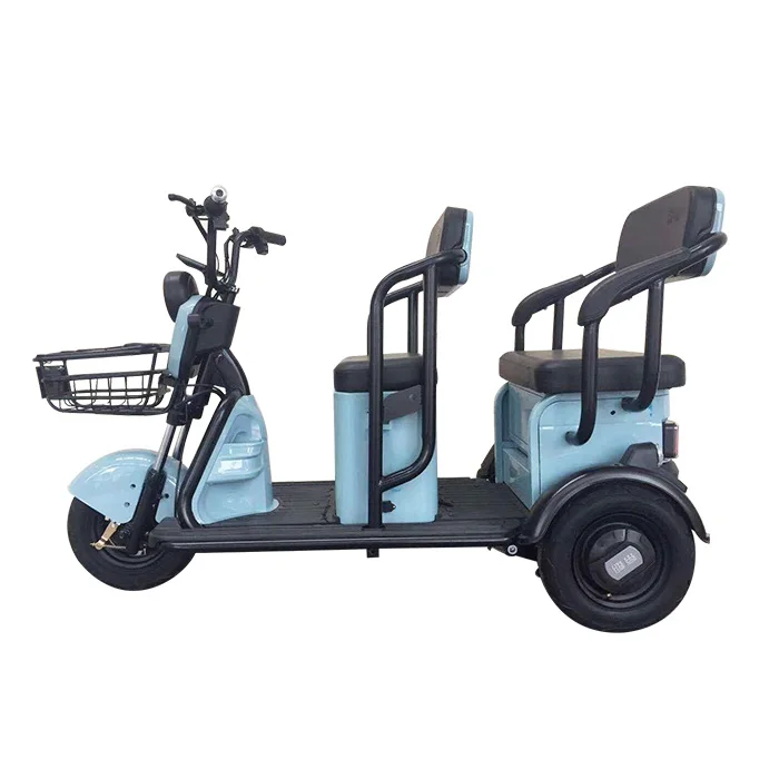 
3 wheel bike pedal assisted electric tricycle with lithium 48v 500w front electric motor used adult tricycles sale bicycle 