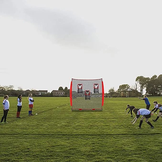 Hot Sale 6x6FT Football Net for Throwing Backyard Outdoors with 3 Targets Football Net